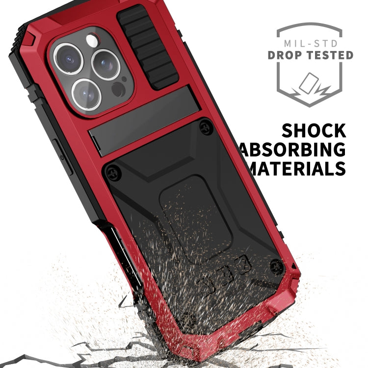 For iPhone 16 Pro R-JUST Life Waterproof Dustproof Shockproof Phone Case