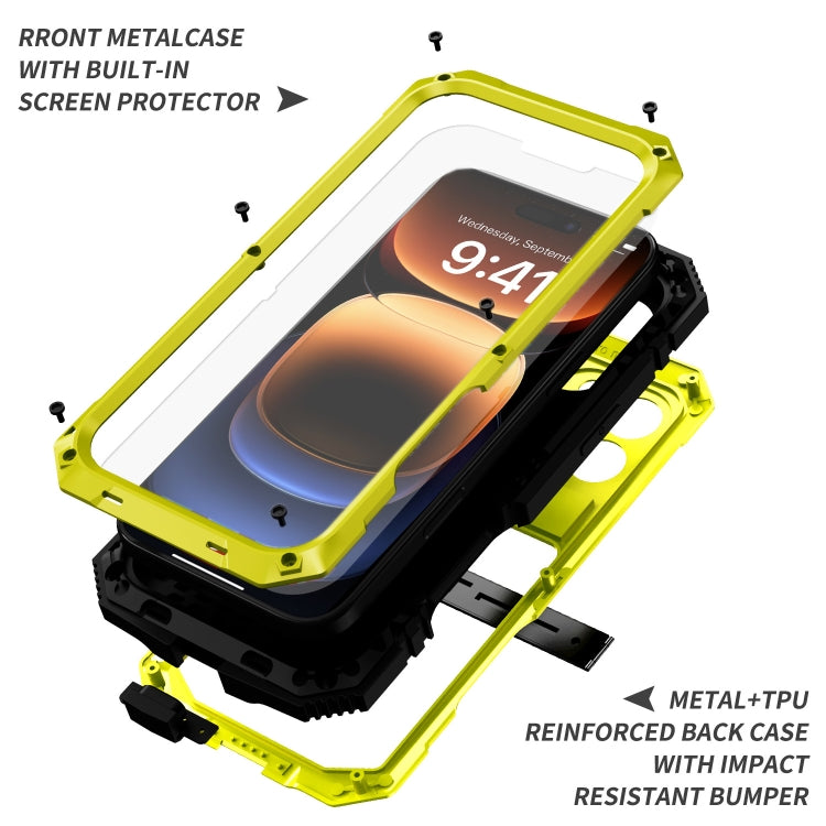 For iPhone 16 Pro R-JUST Life Waterproof Dustproof Shockproof Phone Case