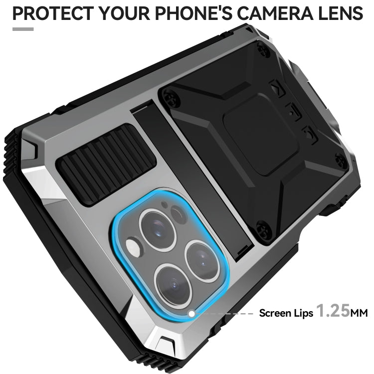 For iPhone 16 Pro R-JUST Life Waterproof Dustproof Shockproof Phone Case