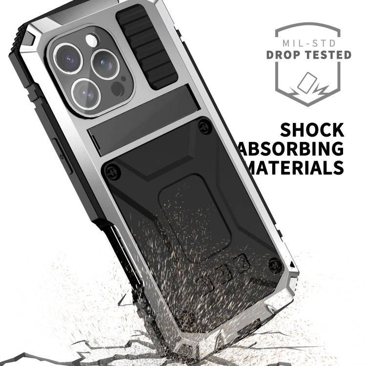 For iPhone 16 Pro R-JUST Life Waterproof Dustproof Shockproof Phone Case