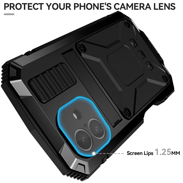 For iPhone 16 Plus R-JUST Life Waterproof Dustproof Shockproof Phone Case