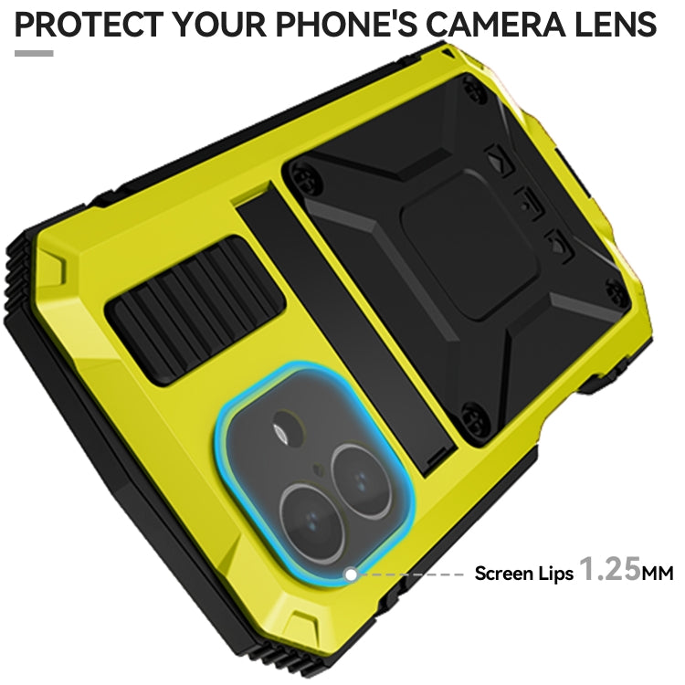 For iPhone 16 Plus R-JUST Life Waterproof Dustproof Shockproof Phone Case