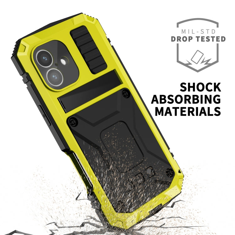 For iPhone 16 Plus R-JUST Life Waterproof Dustproof Shockproof Phone Case