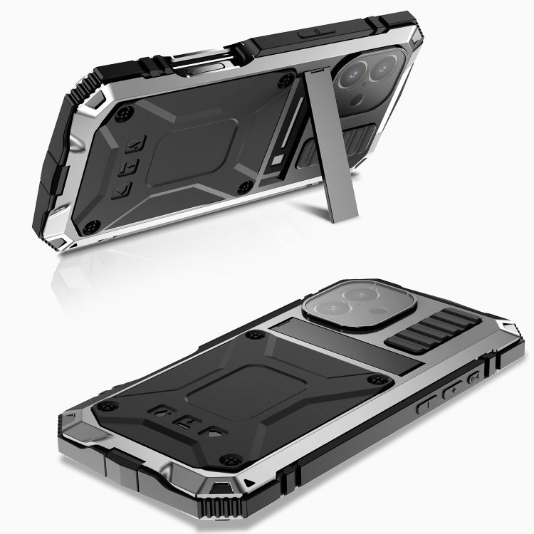 For iPhone 16 Plus R-JUST Life Waterproof Dustproof Shockproof Phone Case