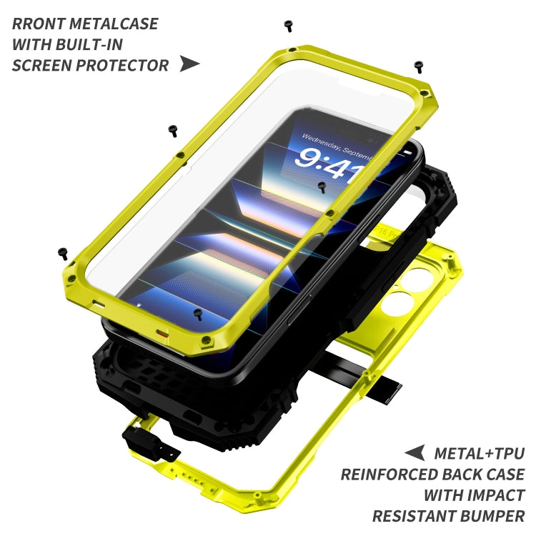 For iPhone 16 R-JUST Life Waterproof Dustproof Shockproof Phone Case