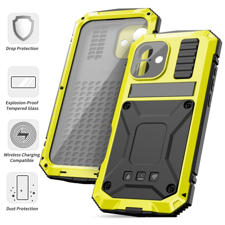 For iPhone 16 R-JUST Life Waterproof Dustproof Shockproof Phone Case