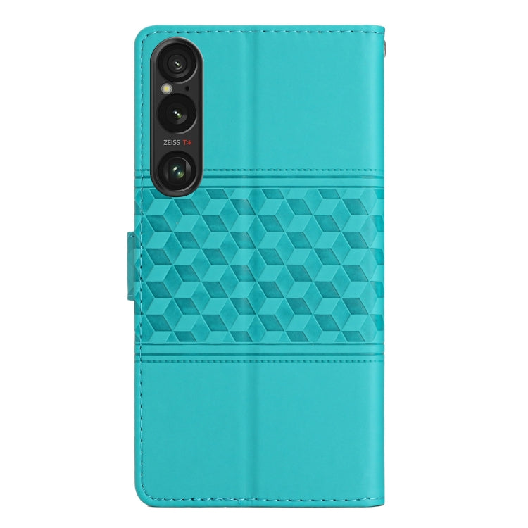 For Sony Xperia 1 VI Diamond Embossed Skin Feel Leather Phone Case
