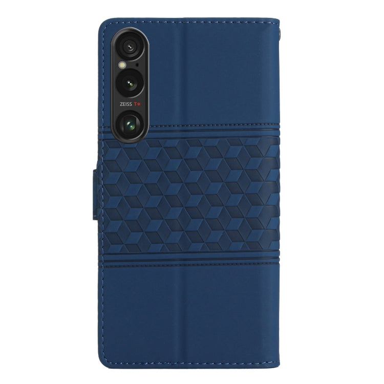 For Sony Xperia 1 VI Diamond Embossed Skin Feel Leather Phone Case