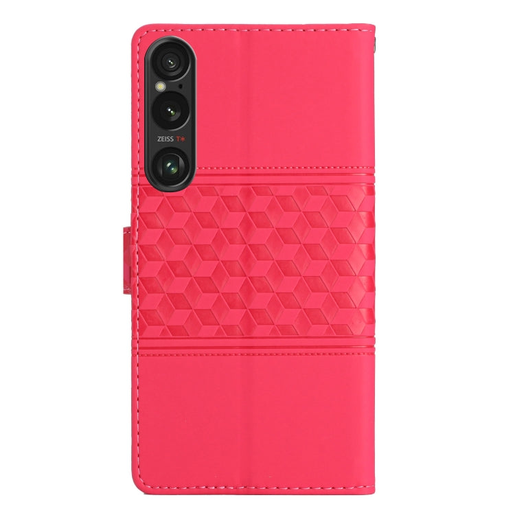 For Sony Xperia 1 VI Diamond Embossed Skin Feel Leather Phone Case