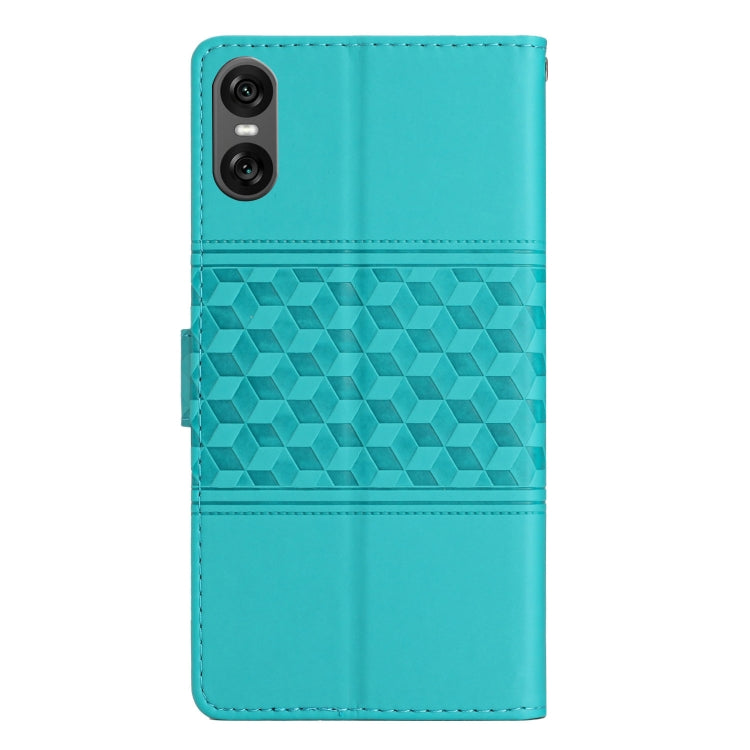 For Sony Xperia 10 VI Diamond Embossed Skin Feel Leather Phone Case