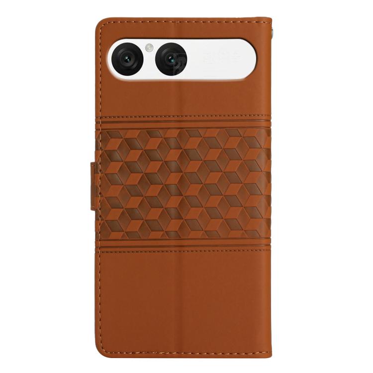 For Sony Xperia 10 VII Diamond Embossed Skin Feel Leather Phone Case