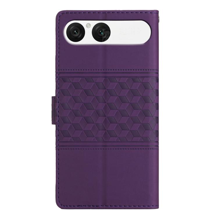 For Sony Xperia 10 VII Diamond Embossed Skin Feel Leather Phone Case