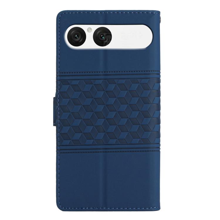 For Sony Xperia 10 VII Diamond Embossed Skin Feel Leather Phone Case