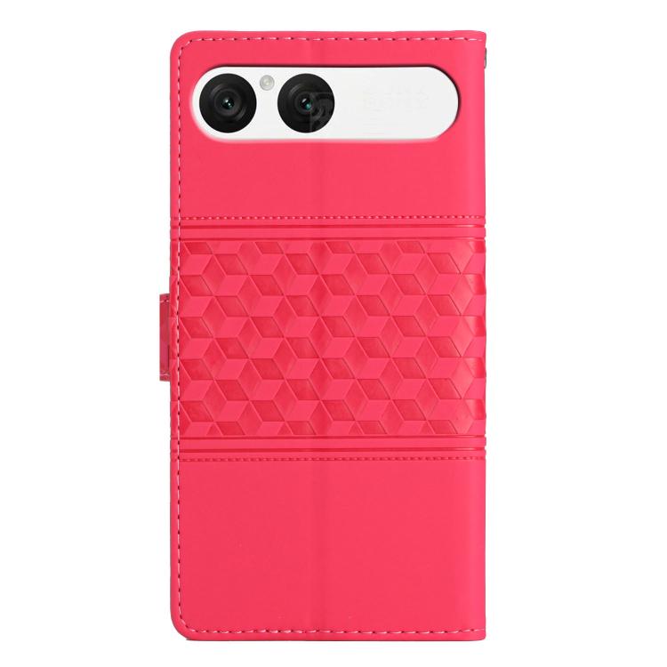 For Sony Xperia 10 VII Diamond Embossed Skin Feel Leather Phone Case