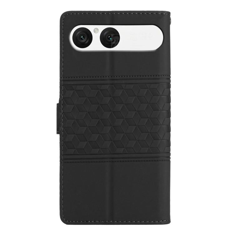 For Sony Xperia 10 VII Diamond Embossed Skin Feel Leather Phone Case