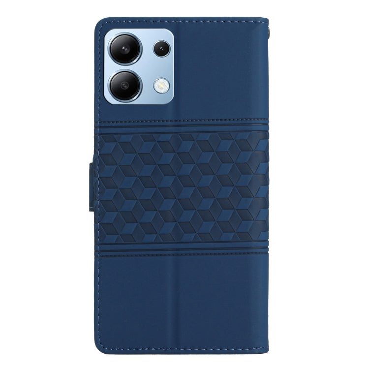 For Redmi Note 13 4G Diamond Embossed Skin Feel Leather Phone Case