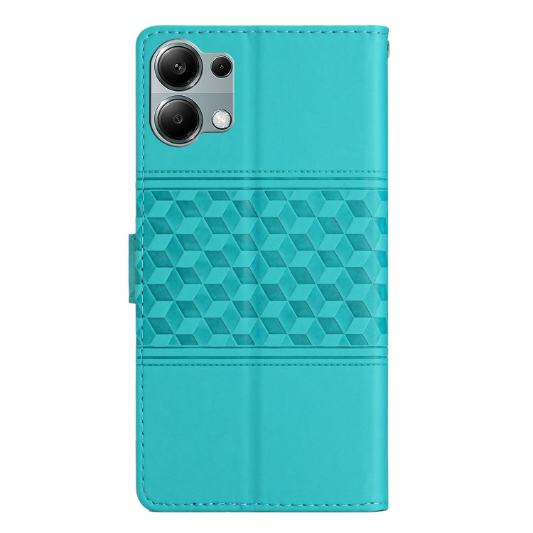 For Redmi Note 13 Pro 4G Diamond Embossed Skin Feel Leather Phone Case