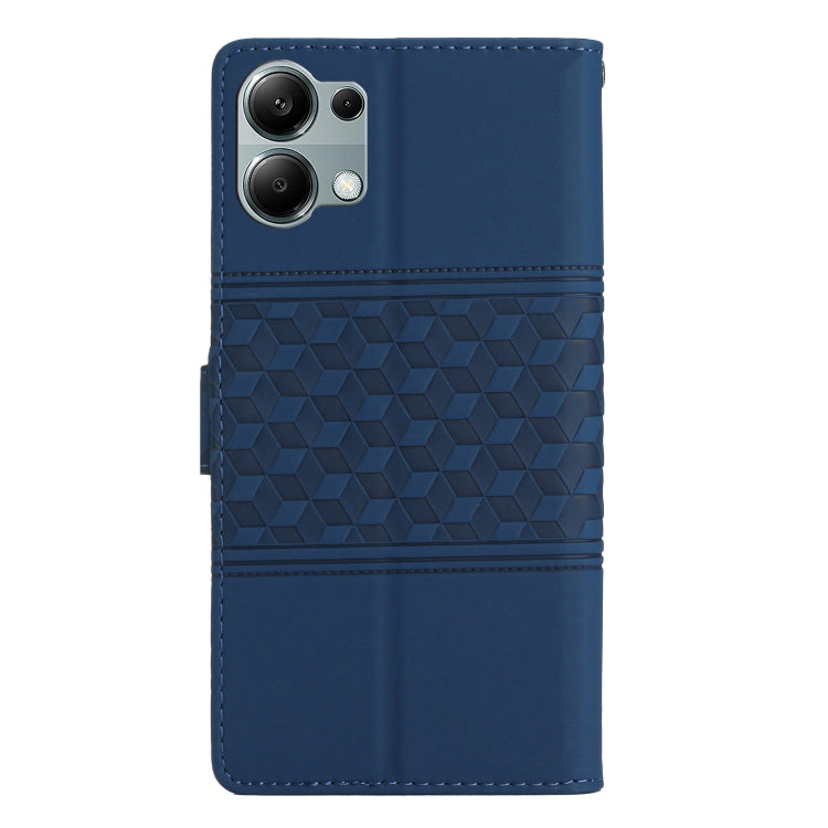 For Redmi Note 13 Pro 4G Diamond Embossed Skin Feel Leather Phone Case