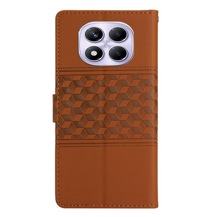 For Redmi Note 14 Pro 4G Diamond Embossed Skin Feel Leather Phone Case