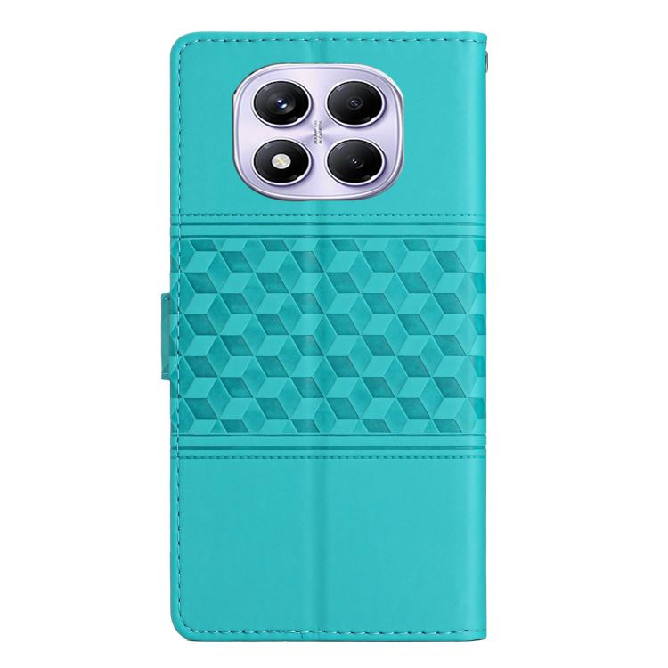 For Redmi Note 14 Pro 4G Diamond Embossed Skin Feel Leather Phone Case