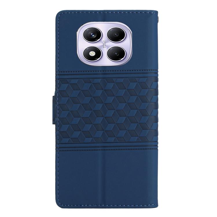 For Redmi Note 14 Pro 4G Diamond Embossed Skin Feel Leather Phone Case