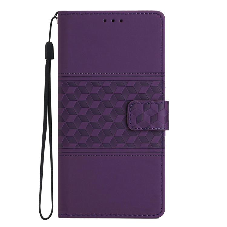 For Redmi 15C 5G/4G Global 171mm Diamond Embossed Skin Feel Leather Phone Case