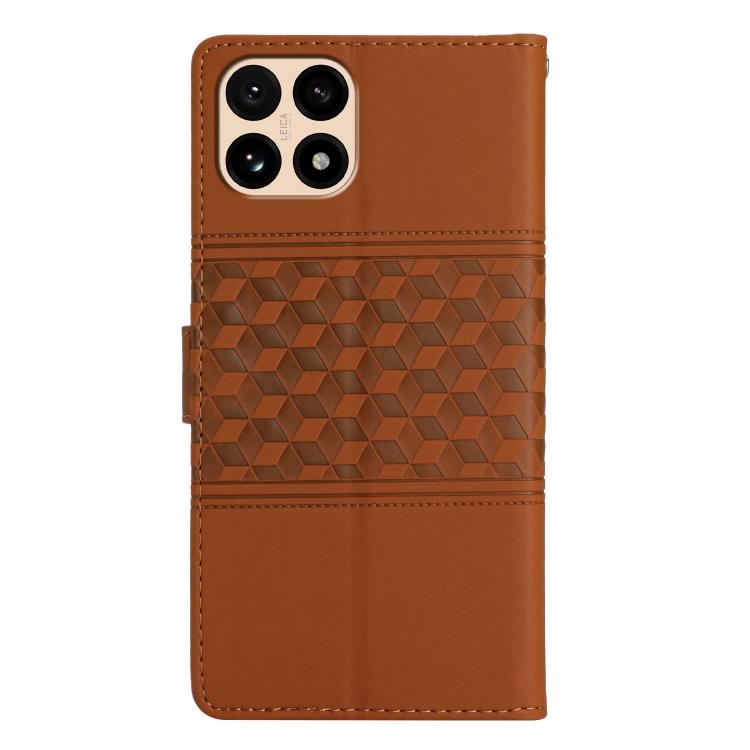 For Redmi 15T 5G Diamond Embossed Skin Feel Leather Phone Case