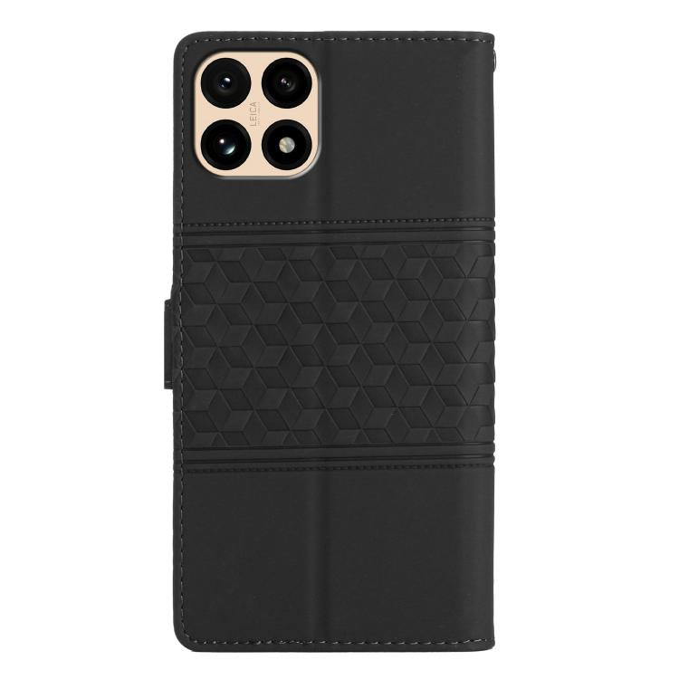 For Redmi 15T 5G Diamond Embossed Skin Feel Leather Phone Case
