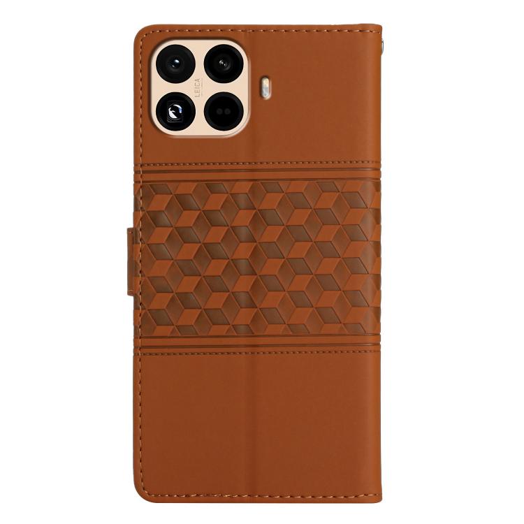 For Redmi 15T Pro 5G Diamond Embossed Skin Feel Leather Phone Case