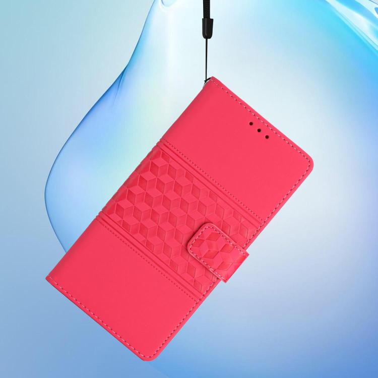 For Redmi 15T Pro 5G Diamond Embossed Skin Feel Leather Phone Case