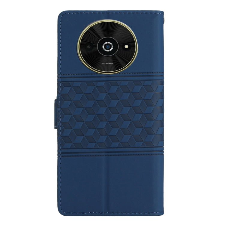 For Xiaomi Poco C61 Diamond Embossed Skin Feel Leather Phone Case