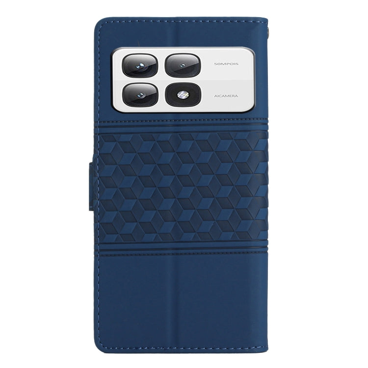 For Xiaomi 14T Pro Diamond Embossed Skin Feel Leather Phone Case