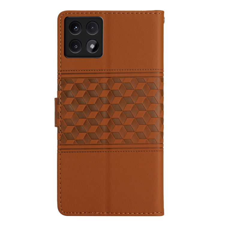 For Xiaomi 14T Diamond Embossed Skin Feel Leather Phone Case