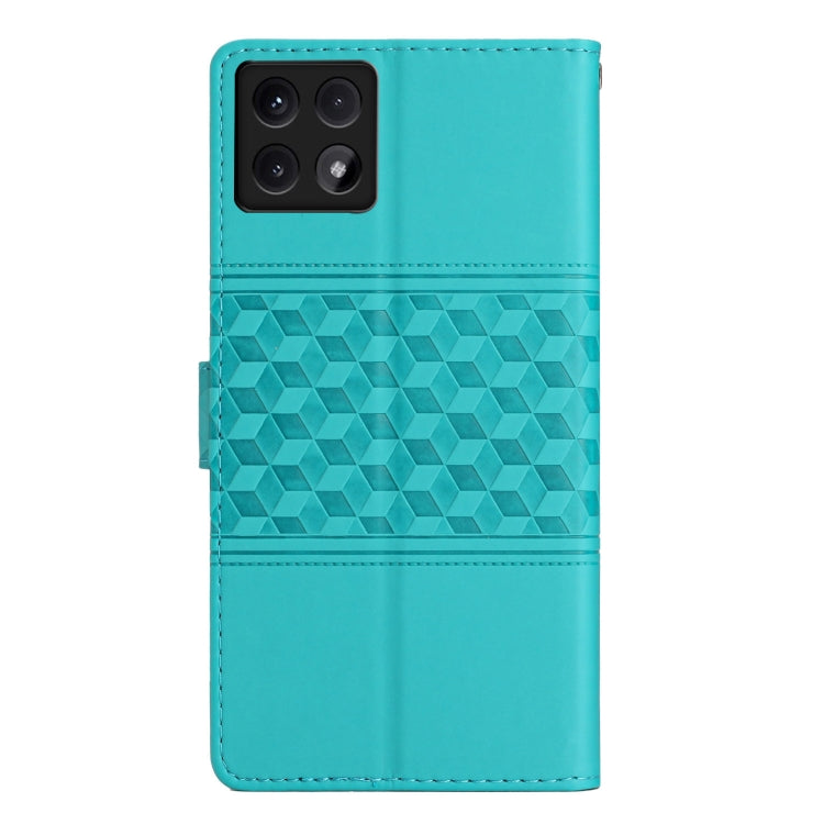 For Xiaomi 14T Diamond Embossed Skin Feel Leather Phone Case