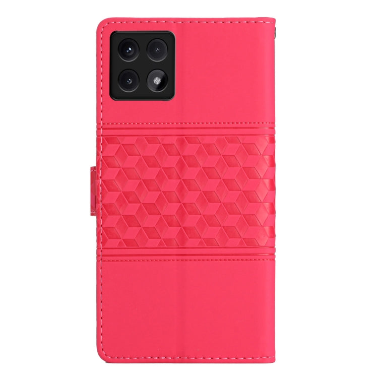 For Xiaomi 14T Diamond Embossed Skin Feel Leather Phone Case