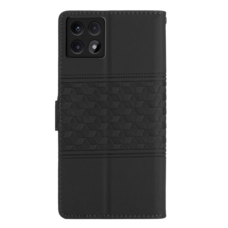 For Xiaomi 14T Diamond Embossed Skin Feel Leather Phone Case