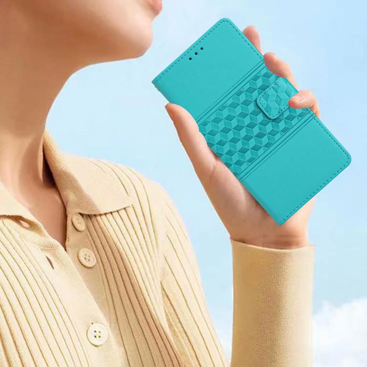 For Xiaomi 17 Pro Diamond Embossed Skin Feel Leather Phone Case