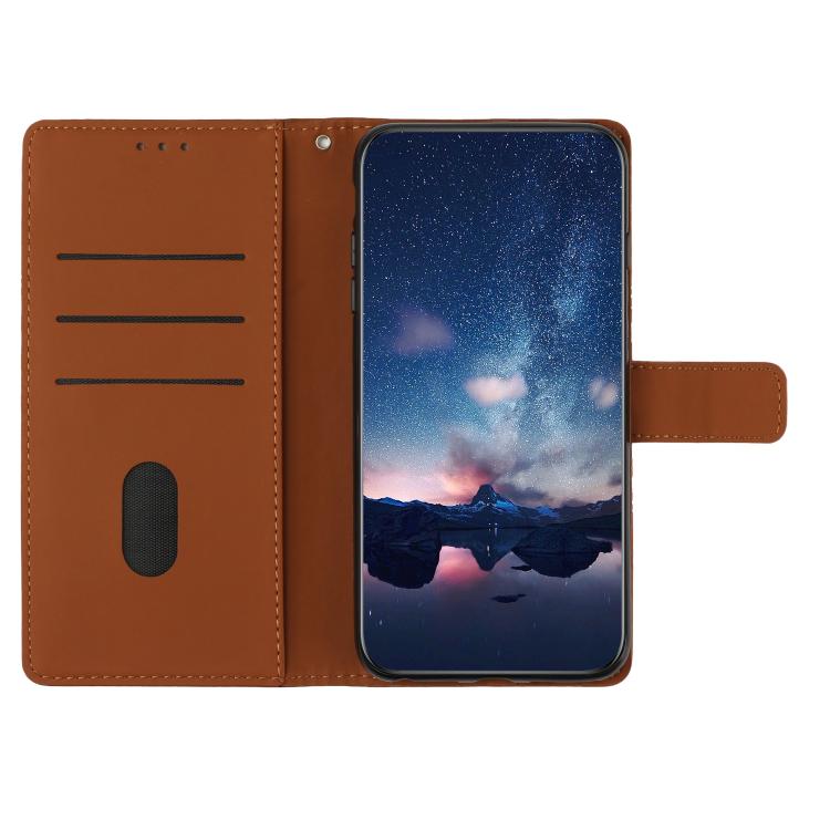 For Xiaomi 17 Pro Max Diamond Embossed Skin Feel Leather Phone Case