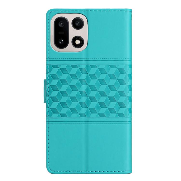 For OnePlus 15 Diamond Embossed Skin Feel Leather Phone Case