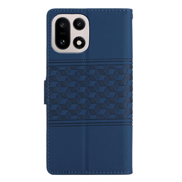 For OnePlus 15 Diamond Embossed Skin Feel Leather Phone Case