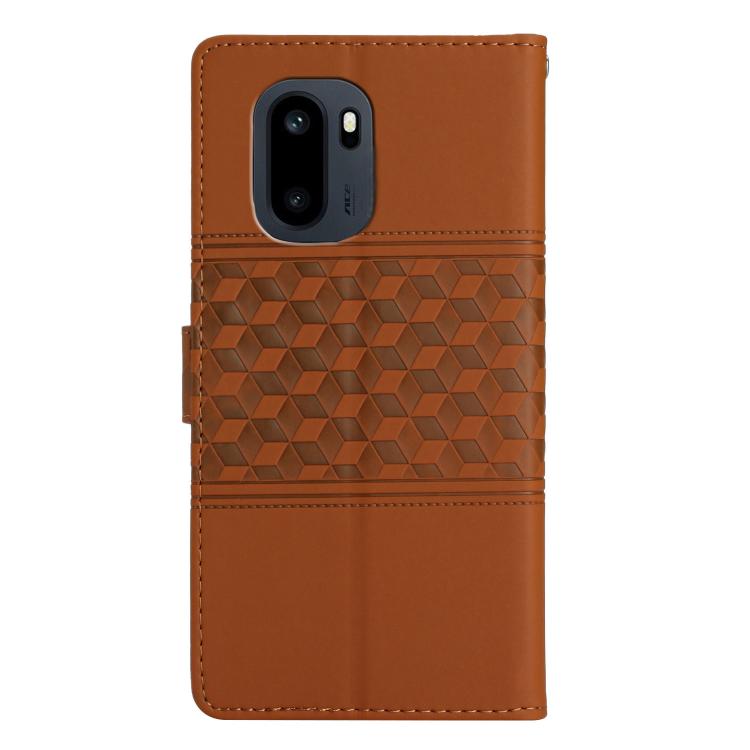 For OnePlus Ace 6 Diamond Embossed Skin Feel Leather Phone Case