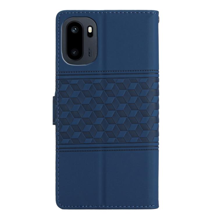 For OnePlus Ace 6 Diamond Embossed Skin Feel Leather Phone Case