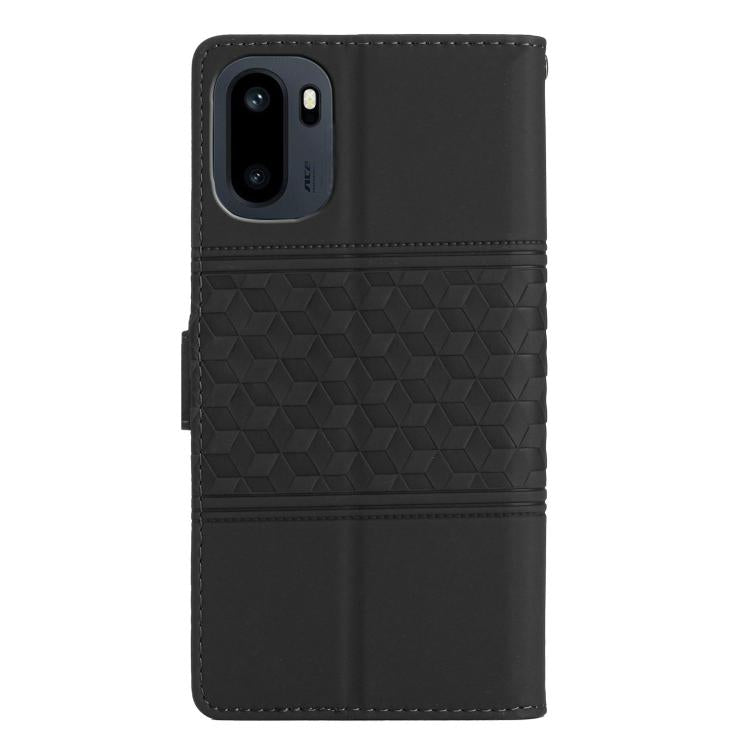 For OnePlus Ace 6 Diamond Embossed Skin Feel Leather Phone Case