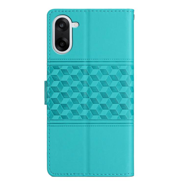 For OnePlus Nord CE5 Diamond Embossed Skin Feel Leather Phone Case