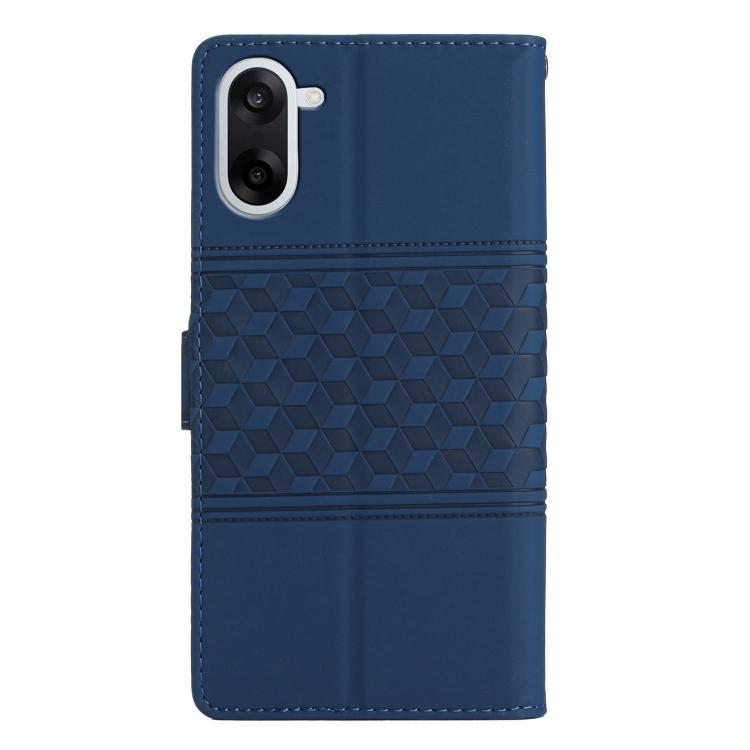 For OnePlus Nord CE5 Diamond Embossed Skin Feel Leather Phone Case