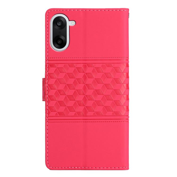 For OnePlus Nord CE5 Diamond Embossed Skin Feel Leather Phone Case