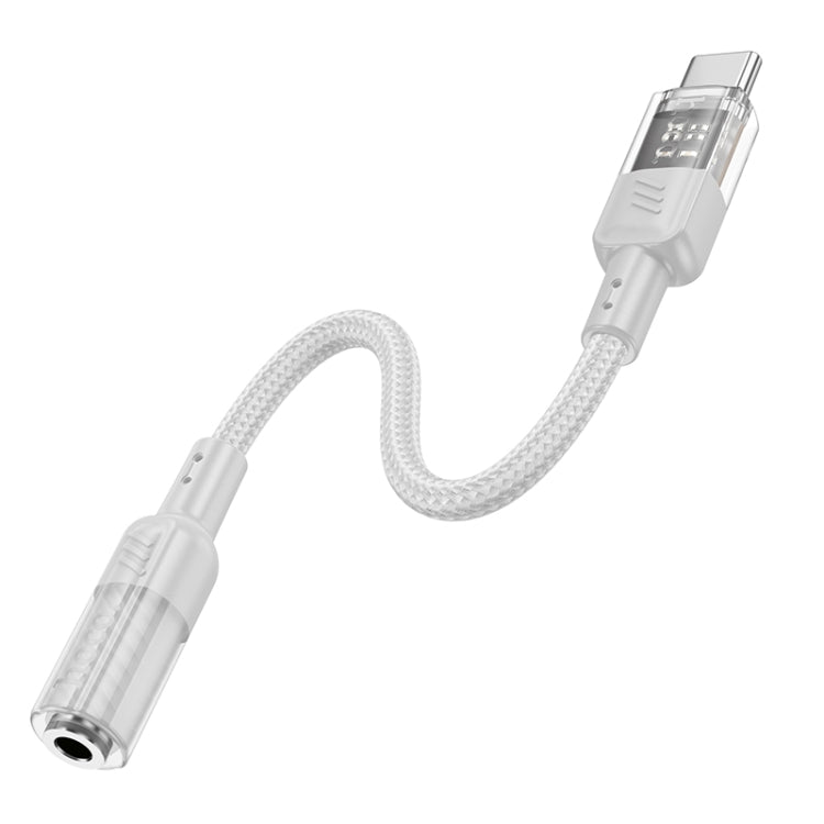 hoco LS37 Spirit Transparent Type-C to 3.5mm Digital Audio Adapter Cable