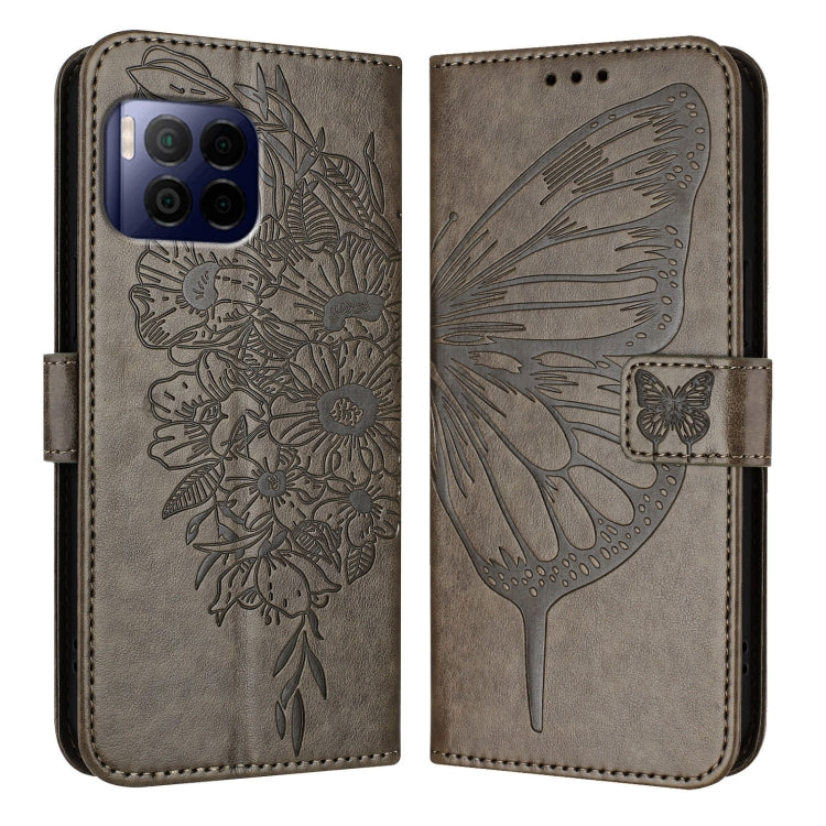 For T-Mobile REVVL 7 Pro 5G Embossed Butterfly Leather Phone Case