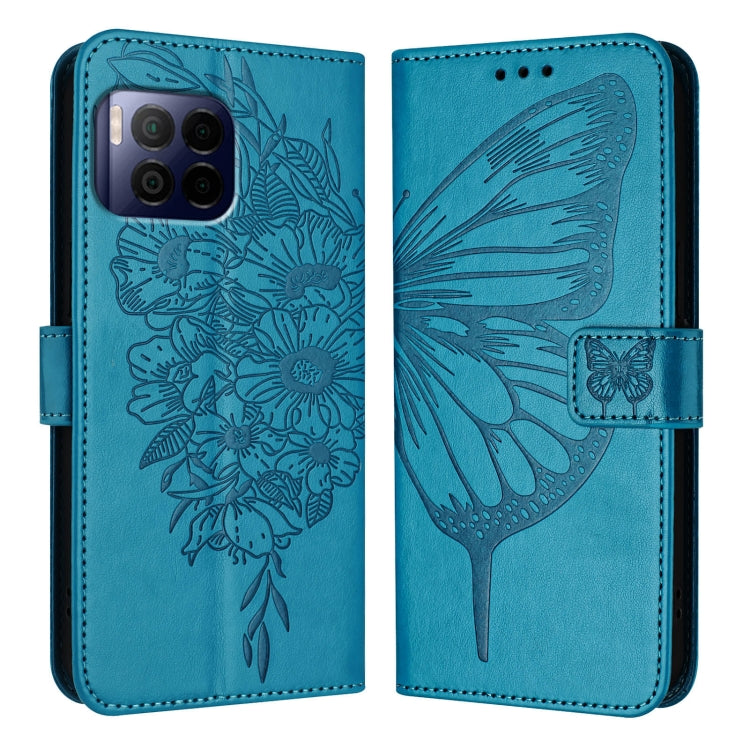 For T-Mobile REVVL 7 Pro 5G Embossed Butterfly Leather Phone Case