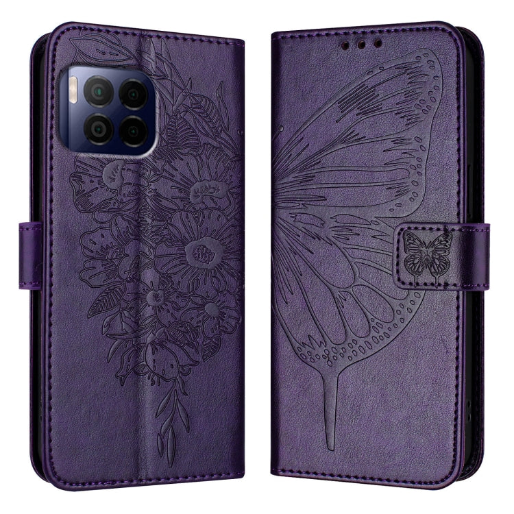For T-Mobile REVVL 7 Pro 5G Embossed Butterfly Leather Phone Case
